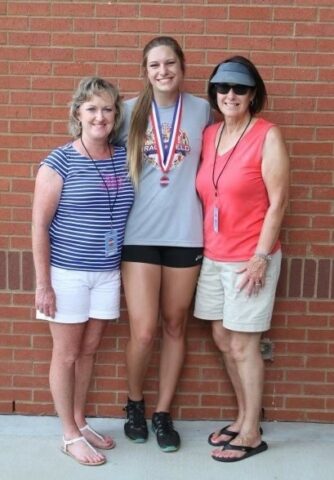 Coach Evans and Coach Sivert at the TSSAA Track & Field State Championships