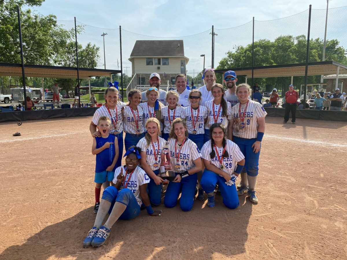 2021 Class AA TMSAA Softball Champions - Cleveland Middle School