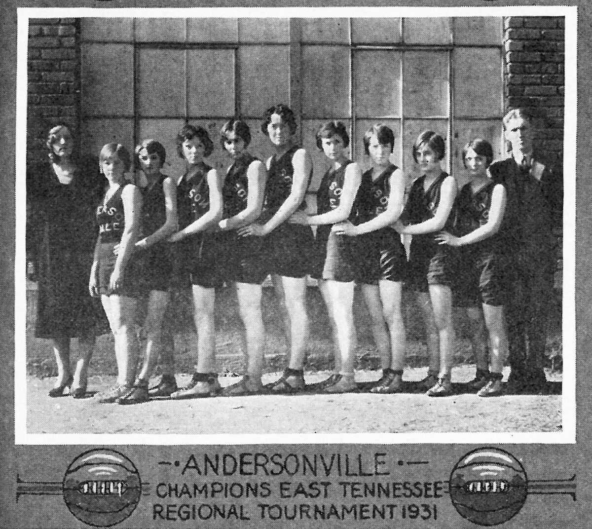 1931 East Tennessee Girls Basketball Champions - Andersonville