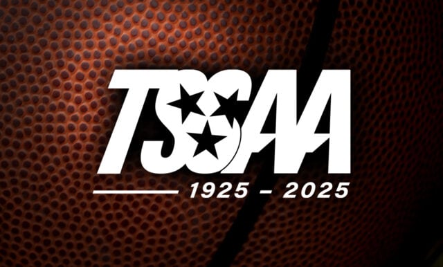 Centennial Logo on Basketball