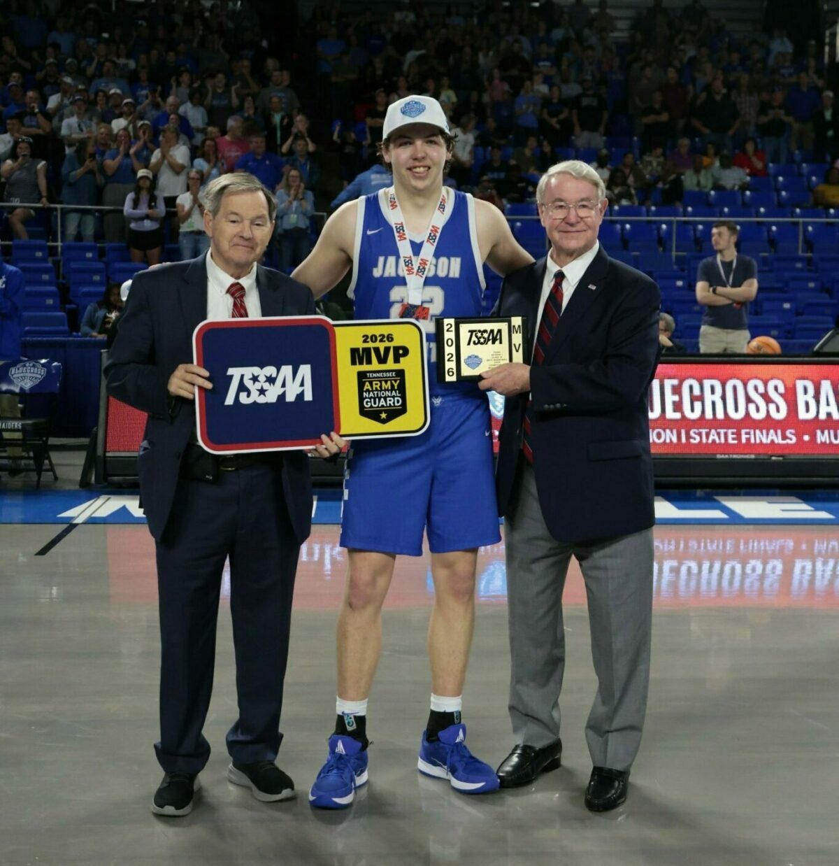 Dan Black presenting MVP award