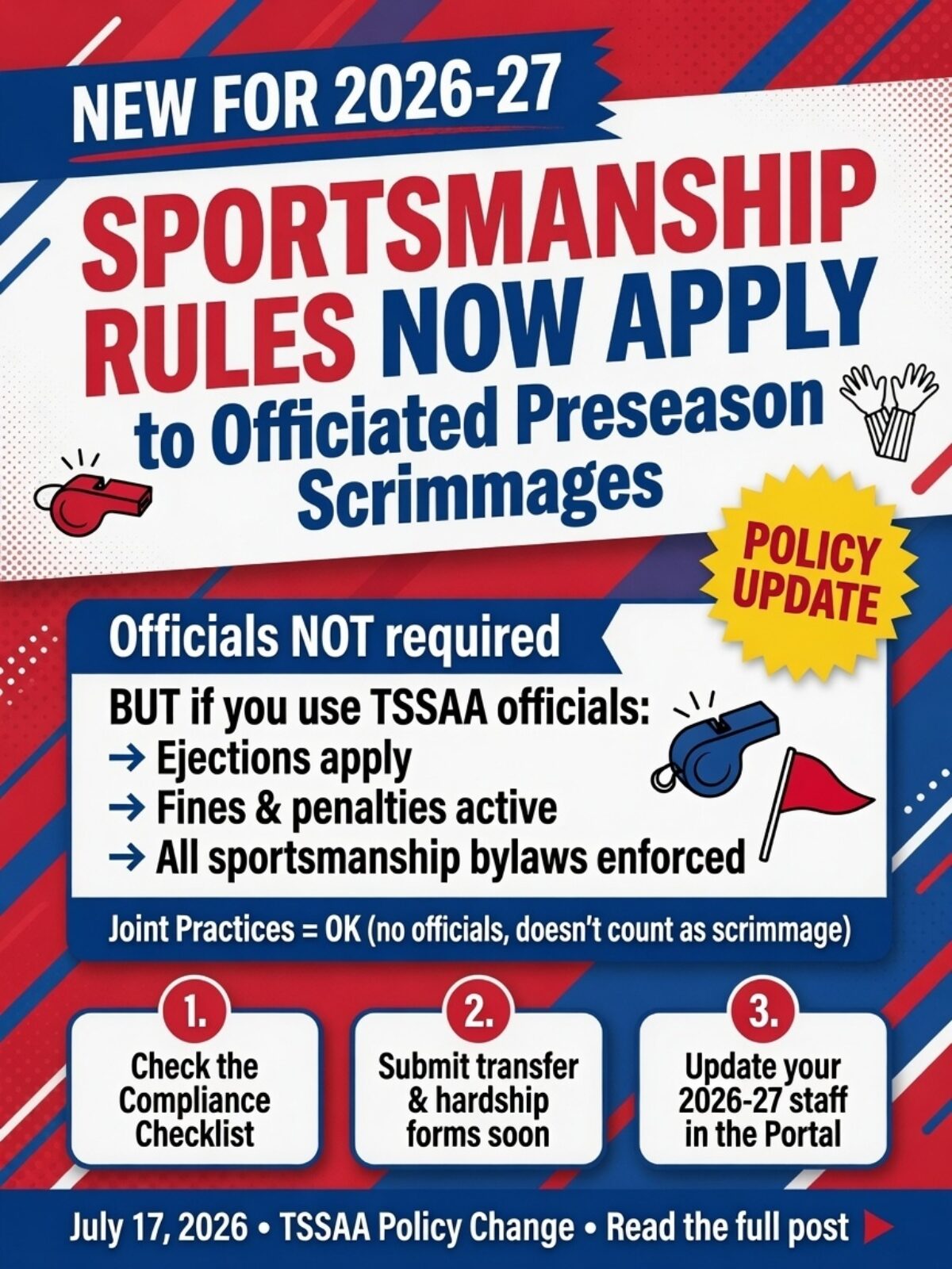 Sportsmanship for Scrimmages